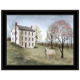"Spring at White House Farm" by Billy Jacobs, Ready to Hang Framed Print, Black Frame