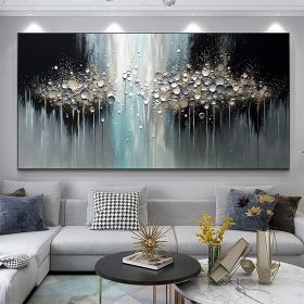 Handmade Oil Painting Abstract Texture Oil Painting On Canvas Large Wall Art Original White Painting Minimalist Art Custom Painting Modern Living (style: 1.0, size: 150x220cm)
