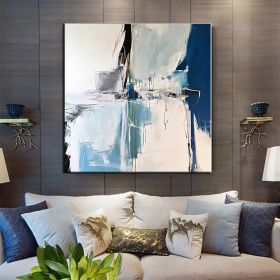 Hand Painted Oil Paintings Handmade Modern Abstract Oil Paintings On Canvas Wall Art Decorative Picture Living Room Hallway Bedroom Luxurious Dec (style: 1.0, size: 60x60cm)