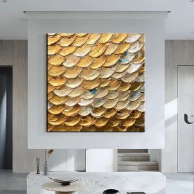 Hand Painted Oil Paintings  Abstract texture painting Home Decor Living Room Hallway Luxurious Decorative Painting (style: 1.0, size: 100x100cm)