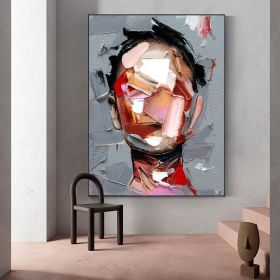 Hand Painted Oil Painting Abstract Portrait Wall Art Hand painted-Man Knife Oil Paintings On Canvas-Hand Made-For Home Decoration (style: 1.0, size: 150x220cm)