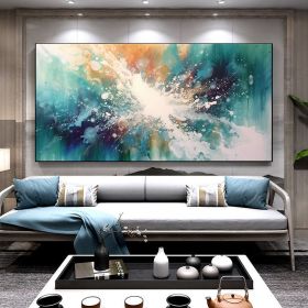 Hand Painted Oil Painting Large Acrylic Oil Painting On Canvas Abstract Painting Canvas Original abstract canvas wall art contemporary Painting F (style: 1.0, size: 70x140cm)