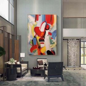 Hand Painted Oil Painting colorful acrylic canvas art large canvas art for living room oversized wall art canvas large wall art abstract modern a (style: 1.0, size: 90x120cm)