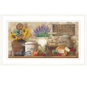 "Antique Kitchen" By Ed Wargo, Ready to Hang Framed Print, White Frame (Color: as Pic)
