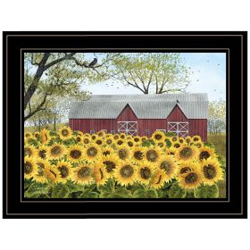 "Sunshine" by Billy Jacobs, Ready to Hang Framed Print, Black Frame (Color: as Pic)
